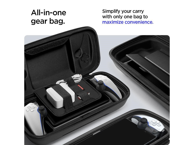 Spigen Rugged Armor Pro Pouch - black - Sony Playstation Portal - Miscellaneous Zubehör für Spielkonsole - PlayStation Portal