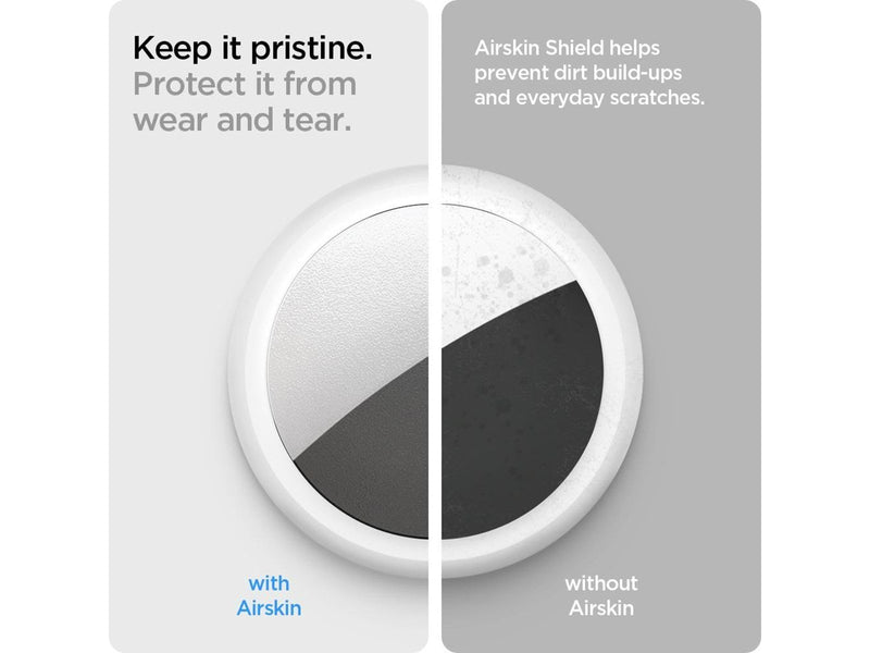 Spigen AirSkin Shield HD 4 Pack - clear - Apple AirTag