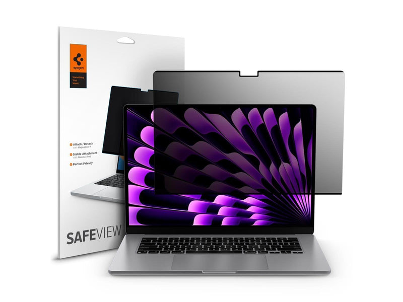 Spigen SafeView 1 Pack - MacBook Air 15" M4/M2