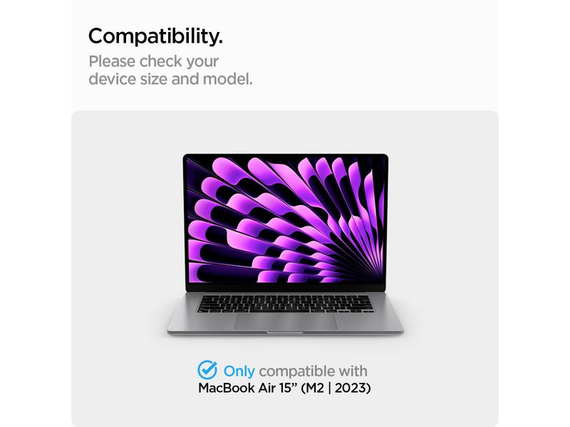 Spigen SafeView 1 Pack - MacBook Air 15" M4/M2