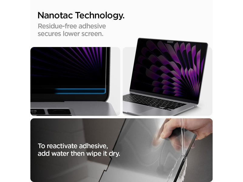 Spigen SafeView 1 Pack - MacBook Air 15" M4/M2