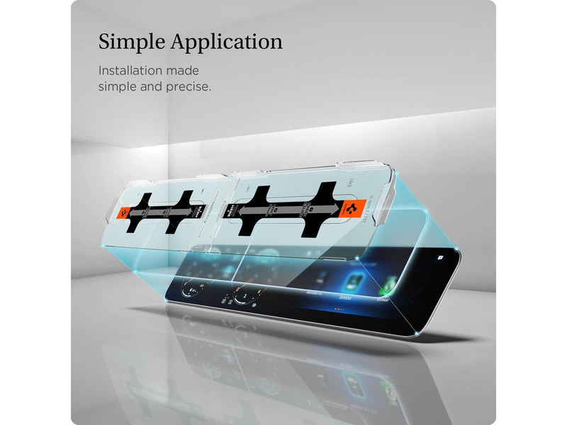 Spigen Mercedes Benz Glass tR EZ Fit Anti Glare Screen Protector 2 Pack - A-Class 2021/2020
