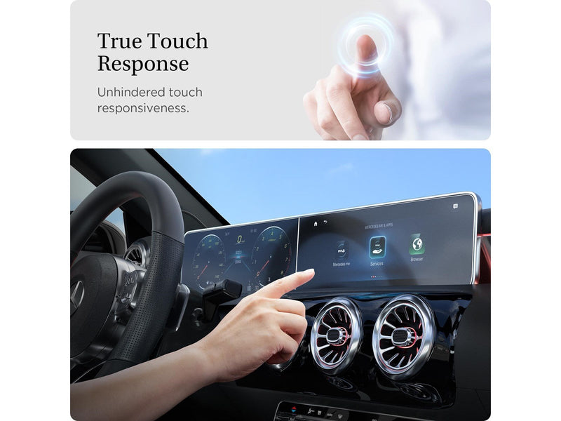 Spigen Mercedes Benz Glass tR EZ Fit Anti Glare Screen Protector 2 Pack - A-Class 2021/2020