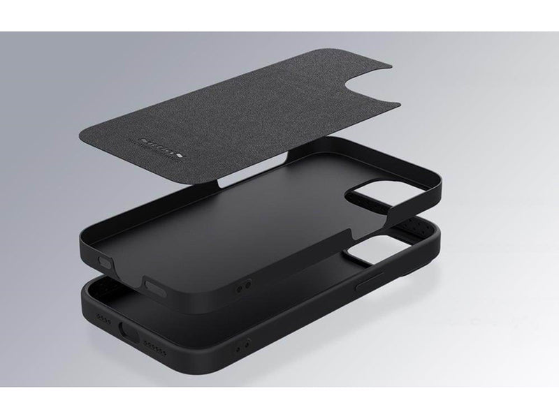 Nillkin CamShield Silky Silicone Case for iPhone 15 Plus (black)