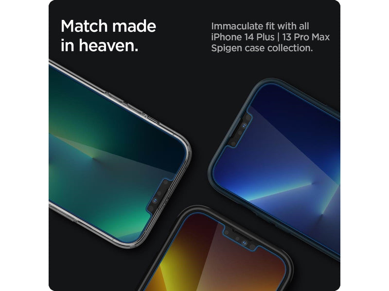 Spigen Glass tR EZ Fit HD open sensor 1 Pack - iPhone 14 Plus/13 Pro Max