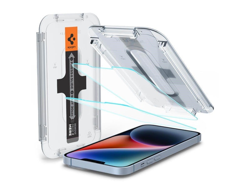 Spigen Glass tR EZ Fit HD 1 Pack open sensor - iPhone 16e/14/13/13 Pro