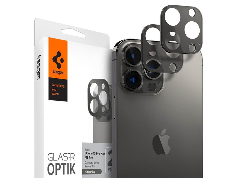 Spigen tR Optik 2 Pack - graphite - iPhone 13 Pro/13 Pro Max