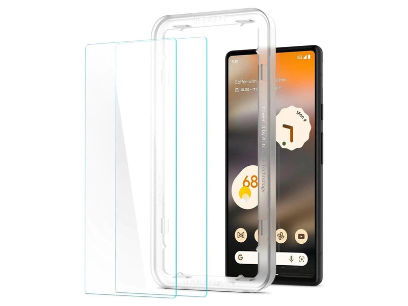 Spigen Glass AlignMaster 2 Pack - clear - Google Pixel 6a
