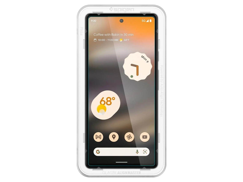 Spigen Glass AlignMaster 2 Pack - clear - Google Pixel 6a