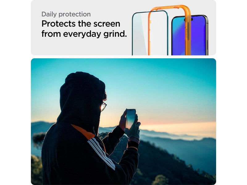 Spigen tR Align Master 2 Pack - FC black - iPhone 14 Pro Max