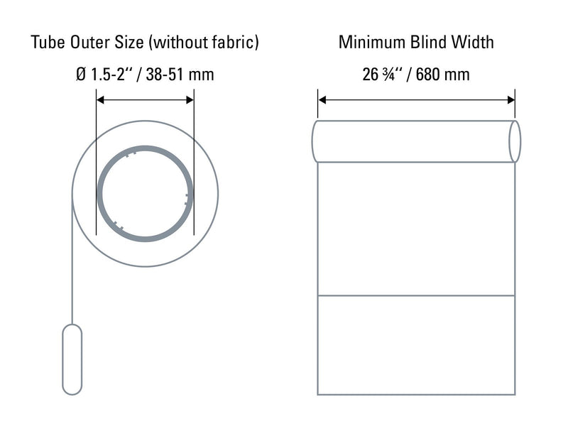 Eve MotionBlinds Upgrade Kit for Roller Blinds (Matter)