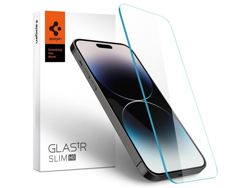 Spigen Glass tR Slim HD 1 Pack - Transparency Sensor Protection - iPhone 14 Pro