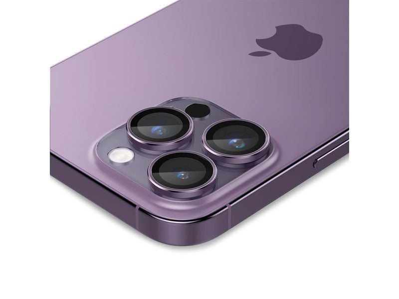 Spigen Glass EZ Fit Optik Pro 2 Pack - deep purple - iPhone 14 Pro/iPhone 14 Pro Max