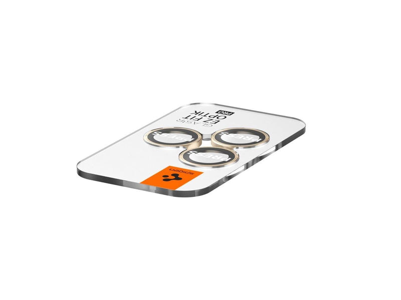 Spigen Glass EZ Fit Optik Pro 2 Pack - gold - iPhone 14 Pro/iPhone 14 Pro Max