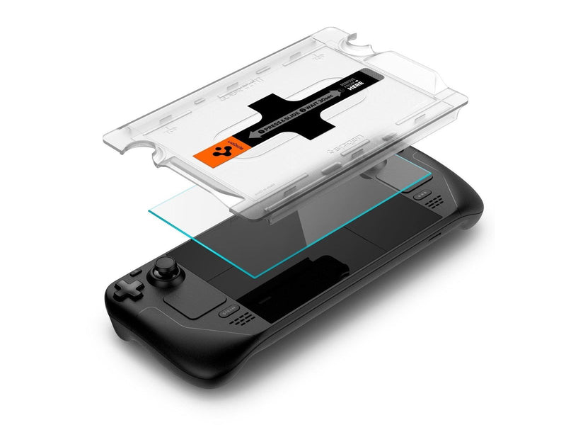 Spigen Glass tR EZ Fit 1 Pack - Steam Deck - Miscellaneous Zubehör für Spielkonsole - Steam Deck