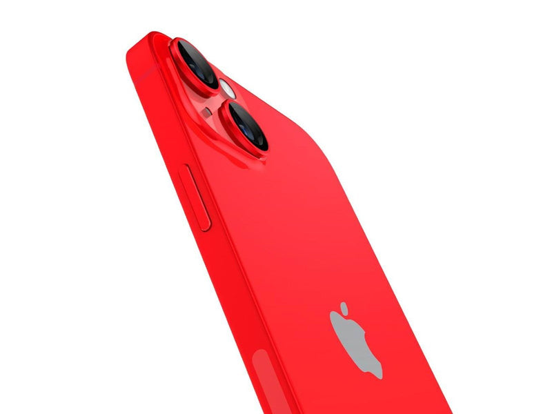 Spigen Glass EZ Fit Optik Pro 2 Pack - red - iPhone 14/14 Plus