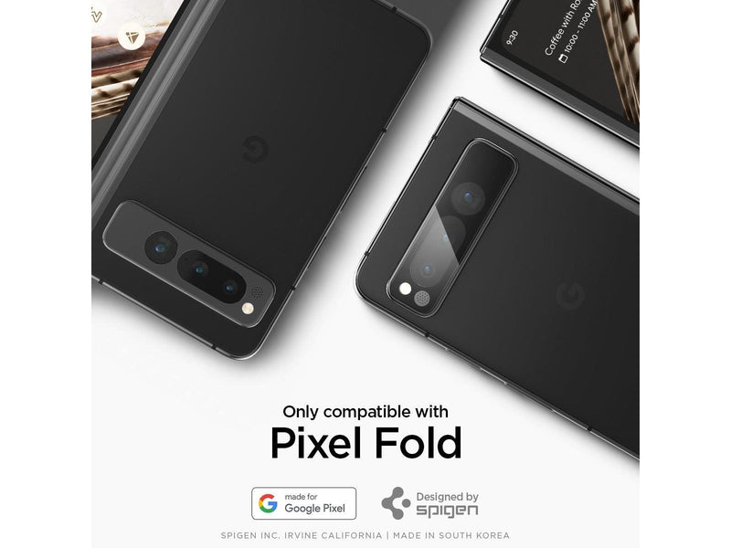 Spigen Glass EZ Fit Optik Pro 2 Pack - black - Google Pixel Fold