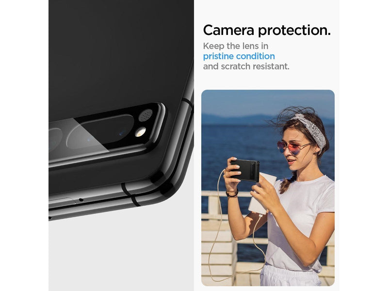 Spigen Glass EZ Fit Optik Pro 2 Pack - black - Google Pixel Fold