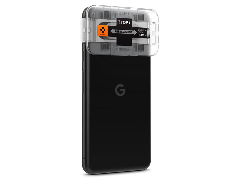 Spigen Glass tR EZ Fit Optik Black 2 Pack - Google Pixel 8