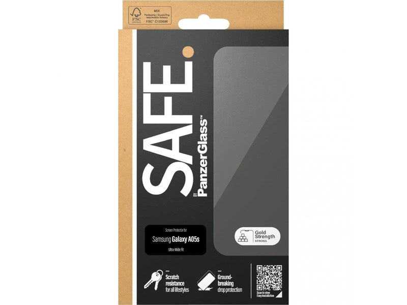 SAFE. by PanzerGlass Screen Protector Samsung Galaxy A05s | Ultra-Wide Fit