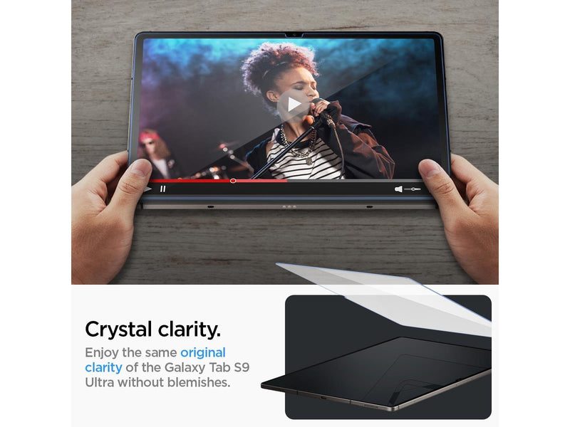 Spigen Glass tR EZ Fit 1 Pack - Samsung Galaxy Tab S10 Ultra/S9 Ultra