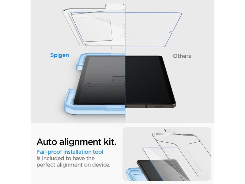 Spigen Glass tR EZ Fit 1 Pack - Samsung Galaxy Tab S10+/S9+