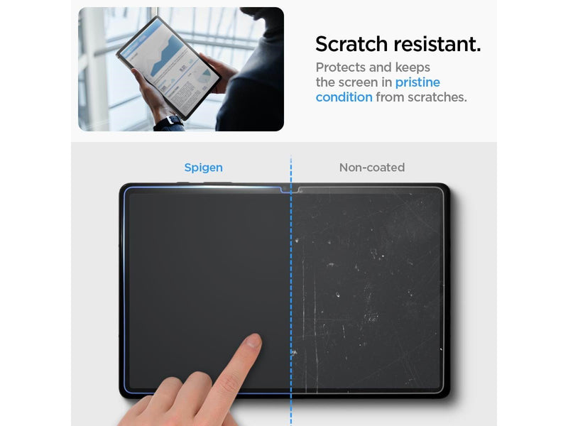 Spigen Glass tR EZ Fit 1 Pack - Samsung Galaxy Tab S10+/S9+