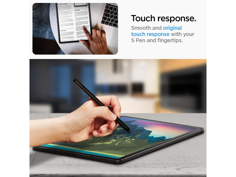 Spigen Glass tR EZ Fit 1 Pack - Samsung Galaxy Tab S10+/S9+