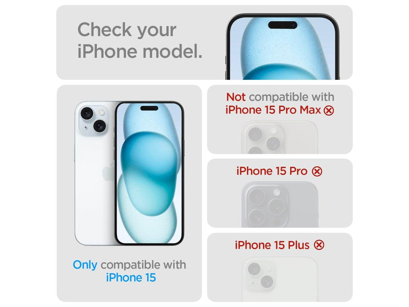 Spigen Glass tR EZ Fit HD Privacy 1 Pack - iPhone 16/15