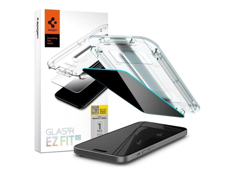 Spigen Glass tR EZ Fit HD Privacy 1 Pack - iPhone 16/15