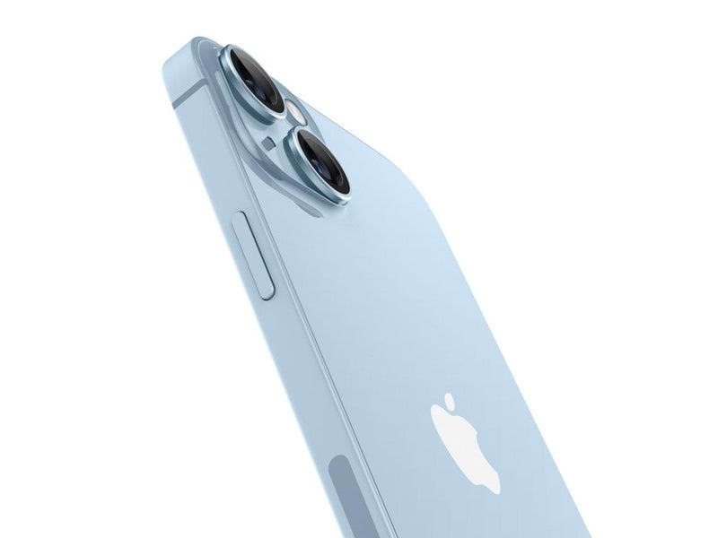 Spigen Glass tR EZ Fit Optik Pro 2 Pack - blue - iPhone 15/15 Plus/14/14 Plus