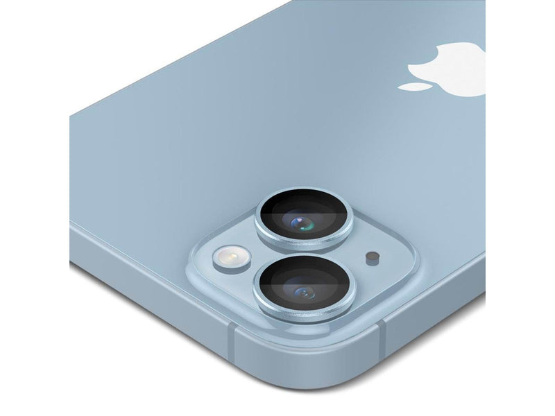 Spigen Glass tR EZ Fit Optik Pro 2 Pack - blue - iPhone 15/15 Plus/14/14 Plus