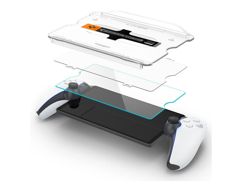 Spigen Glass tR EZ Fit - PlayStation Portal Remote Player - Miscellaneous Zubehör für Spielkonsole - PlayStation Portal