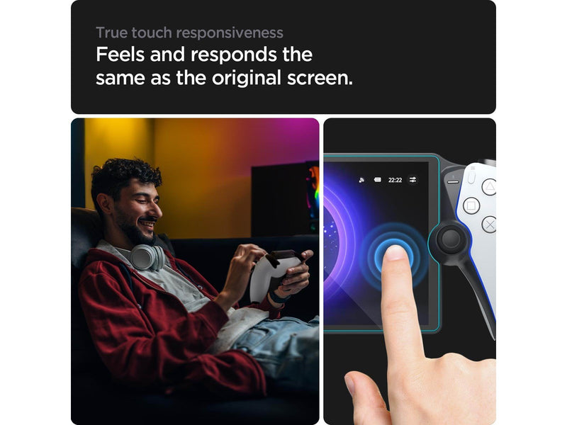 Spigen Glass tR EZ Fit - PlayStation Portal Remote Player - Miscellaneous Zubehör für Spielkonsole - PlayStation Portal