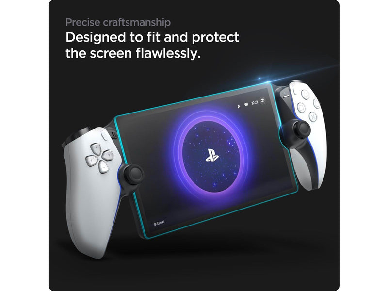 Spigen Glass tR EZ Fit - PlayStation Portal Remote Player - Miscellaneous Zubehör für Spielkonsole - PlayStation Portal