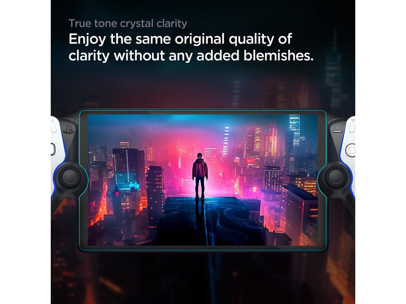 Spigen Glass tR EZ Fit - PlayStation Portal Remote Player - Miscellaneous Zubehör für Spielkonsole - PlayStation Portal