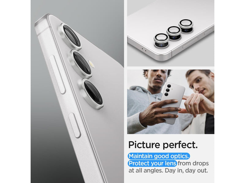 Spigen Glass tR EZ Fit Optik Pro 2 Pack - marble gray - Samsung Galaxy S24+