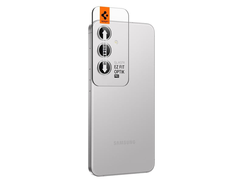 Spigen Glass tR EZ Fit Optik Pro 2 Pack - marble gray - Samsung Galaxy S24+