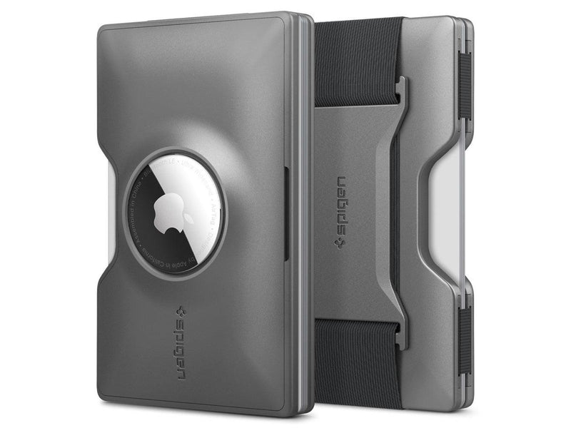 Spigen Wallet S Card Holder with Card Key Ring - gunmetal - AirTag