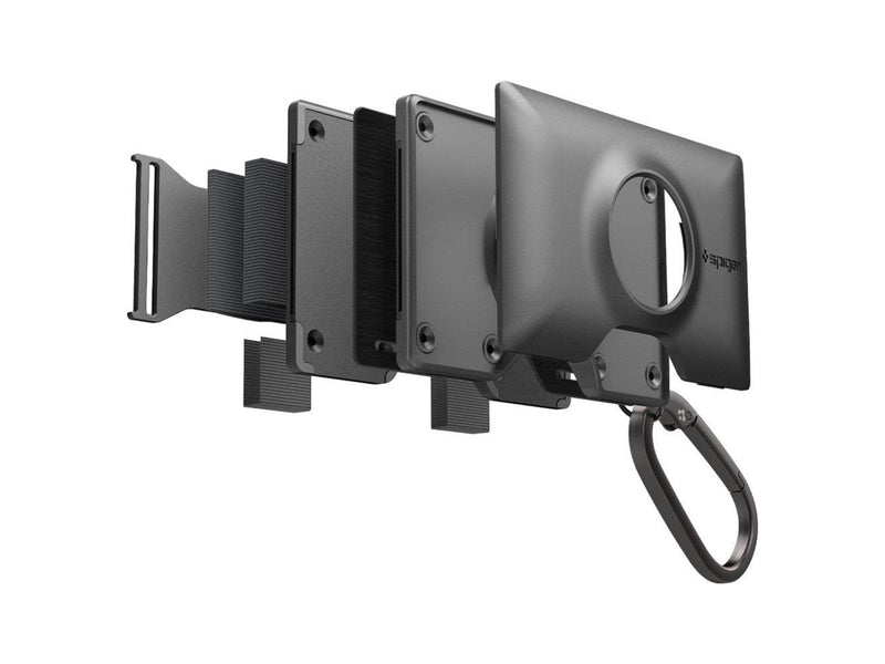 Spigen Wallet S Card Holder with Card Key Ring - gunmetal - AirTag