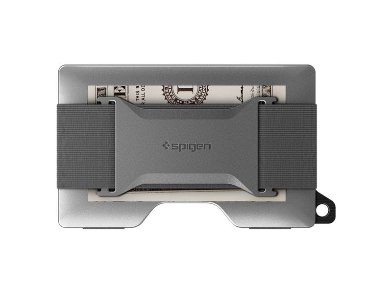 Spigen Wallet S Card Holder with Card Key Ring - gunmetal - AirTag
