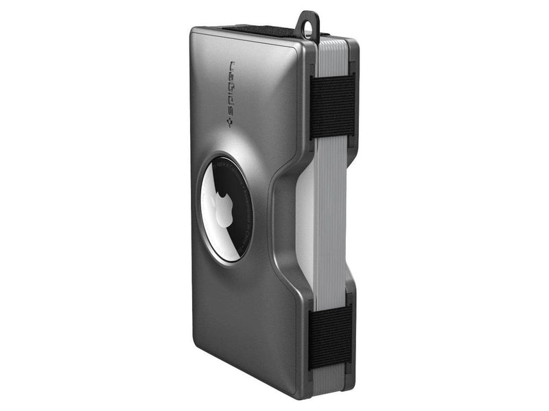 Spigen Wallet S Card Holder with Card Key Ring - gunmetal - AirTag