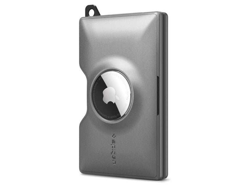 Spigen Wallet S Card Holder with Card Key Ring - gunmetal - AirTag