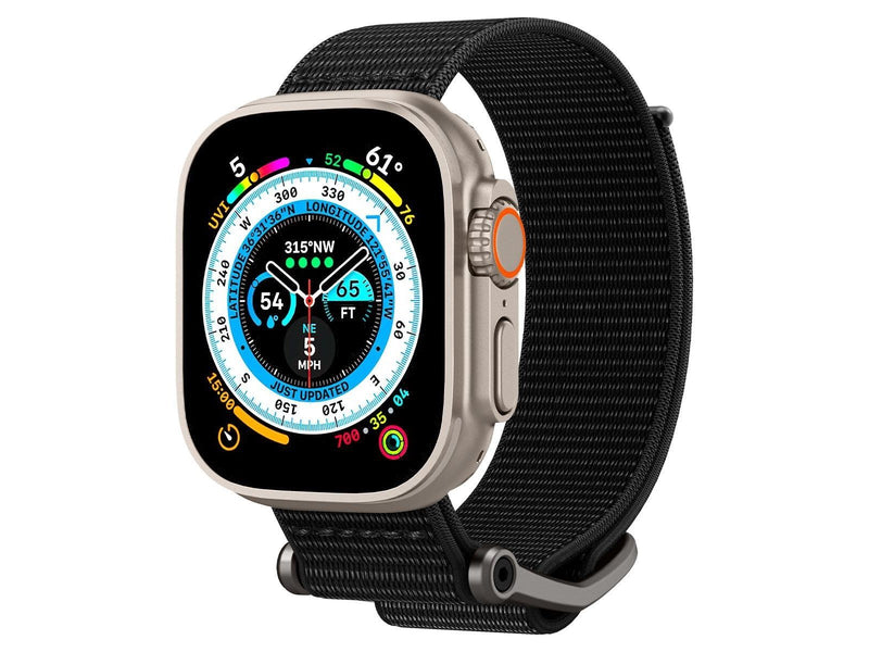 Spigen DuraPro Flex - black - Apple Watch Ultra 2/1 49mm 9/8/7 45mm SE/6/5/4 44mm 3/2/1 42mm