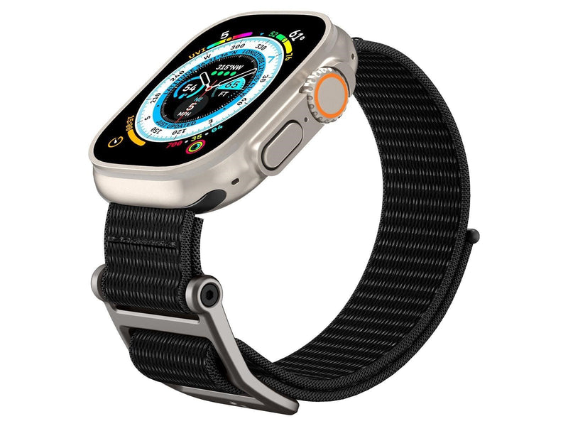 Spigen DuraPro Flex - black - Apple Watch Ultra 2/1 49mm 9/8/7 45mm SE/6/5/4 44mm 3/2/1 42mm