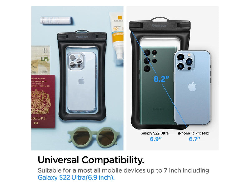 Spigen Aqua Shield WaterProof Floating Case A610 2 Pack - black