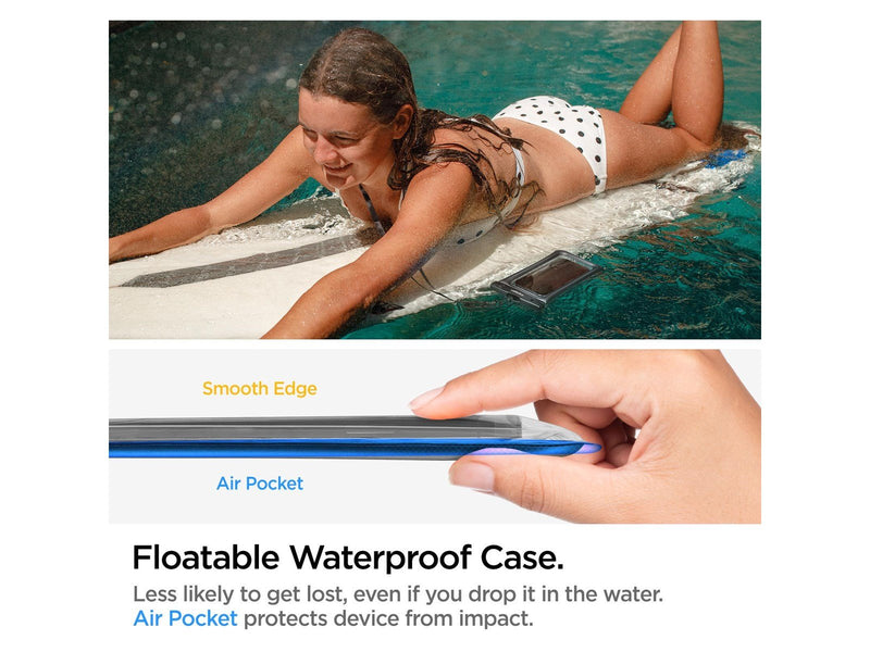 Spigen Aqua Shield WaterProof Floating Case A610 2 Pack - black