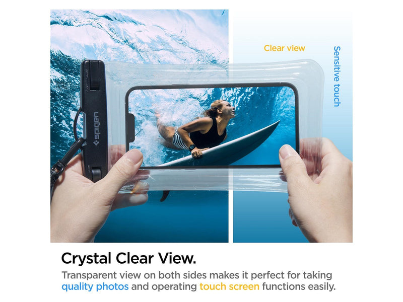 Spigen Aqua Shield WaterProof Floating Case A610 2 Pack - crystal clear