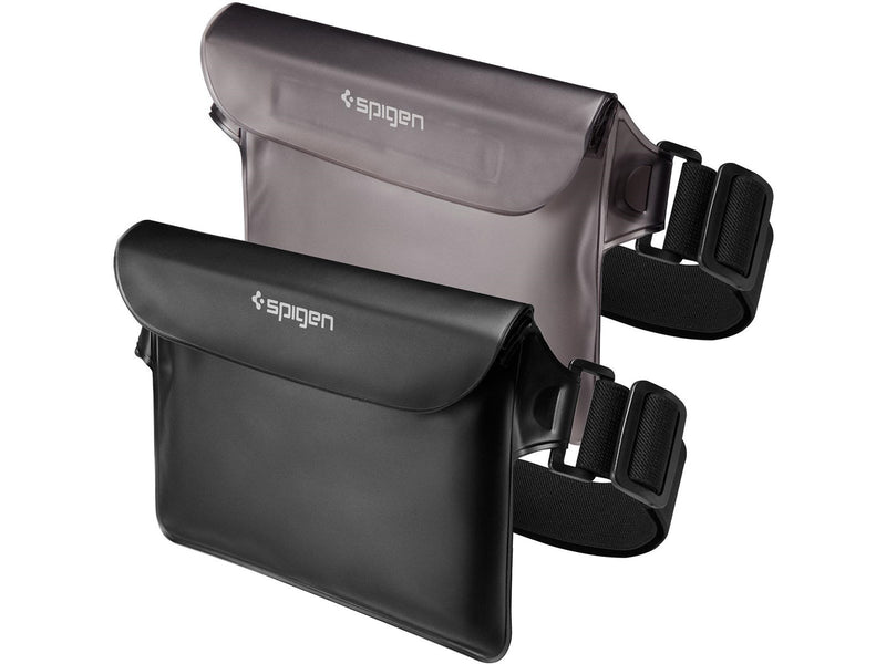 Spigen Aqua Shield WaterProof Waist Bag A620 2 Pack - black + transparent black