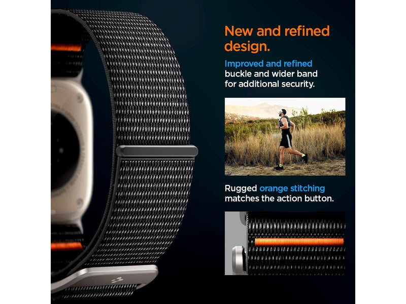 Spigen DuraPro Flex Ultra Band - black - Apple Watch 49mm/45mm/44mm/42mm